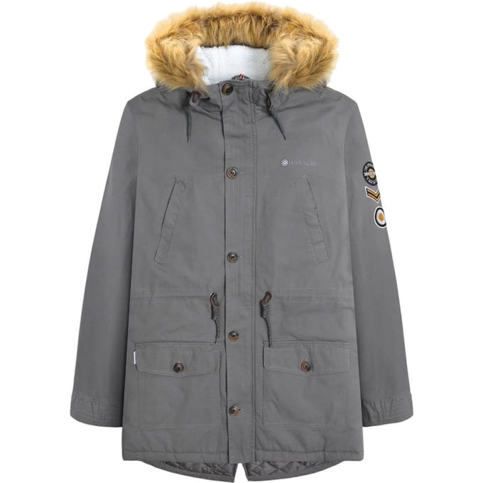 Lambretta Heren Sherpa gevoerde Parka (Strijkijzer)