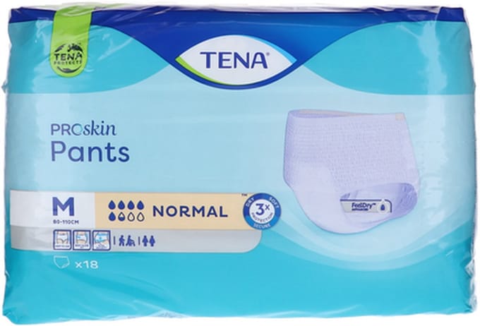 TENA Proskin Pants Normal - Medium- 8 x 18 stuks voordeelverpakking