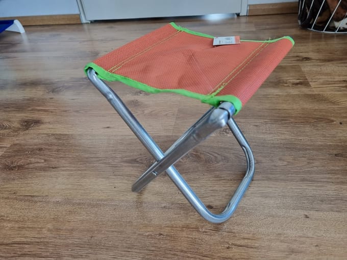 Krukje inklapbaar campingkruk kinderkruk 25cm