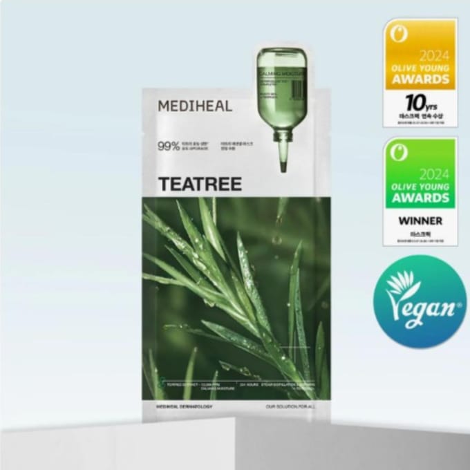 MEDIHEAL Essential Mask Sheet 10ea set Tea Tree 10ea