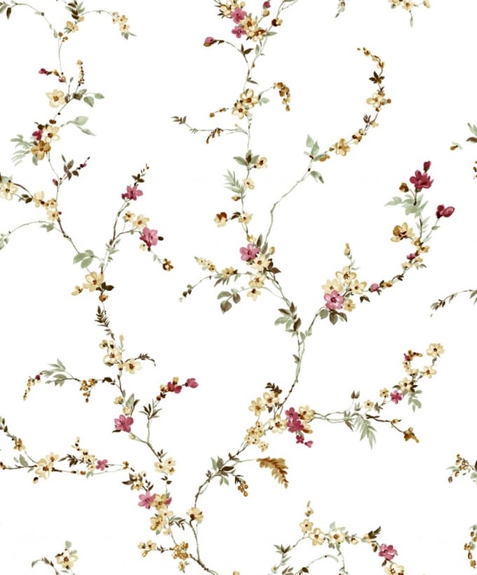 Noordwand-Behang-Blooming-Garden-6-Floral-Strands-wit-en-rood