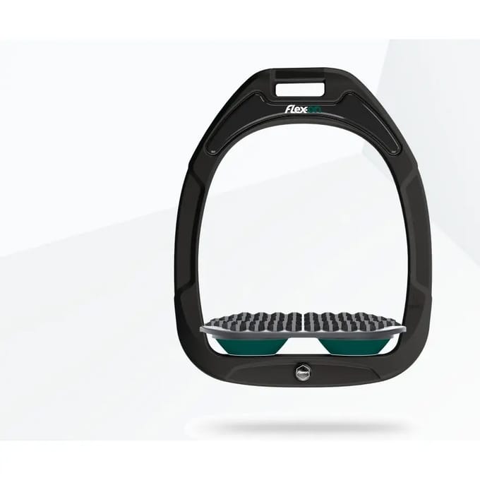Endurance stijgbeugels Groen/grijs/groen Flex-On Green Composite