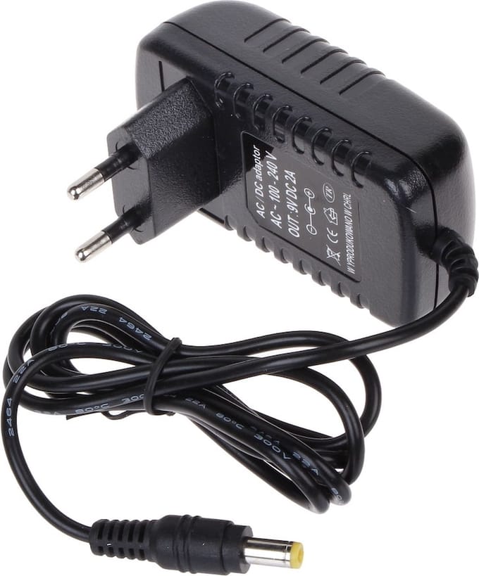 WL4 PA-9-2000 9V/2A Universele voeding stekker adapter met DC plug
