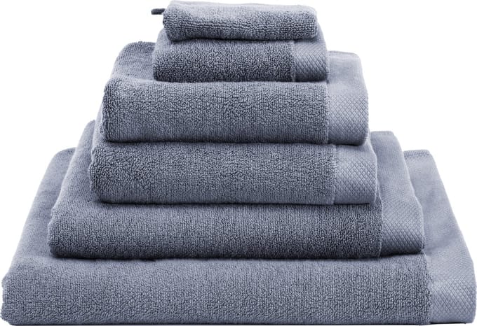 Heckett & Lane 3 stuks Premium Washand 16 x 21 cm Insignia Blue