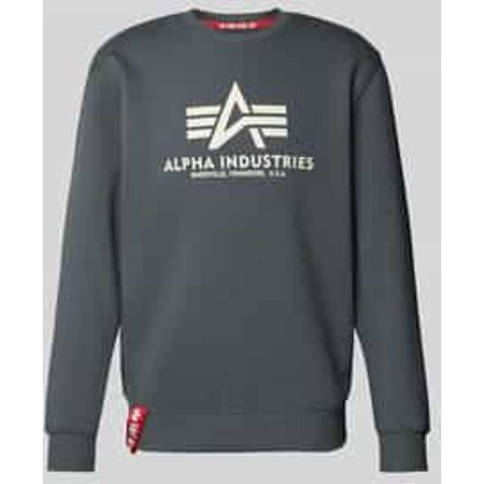 Sweatshirt met logoprint model 'BASIC SWEATER'