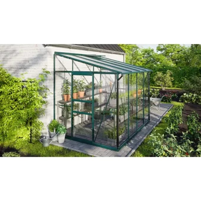 Vitavia Kas Ida 5200 - Veiligheidsglas 3mm + Polycarbonaat 6mm - Smaragd - 262x201x221cm