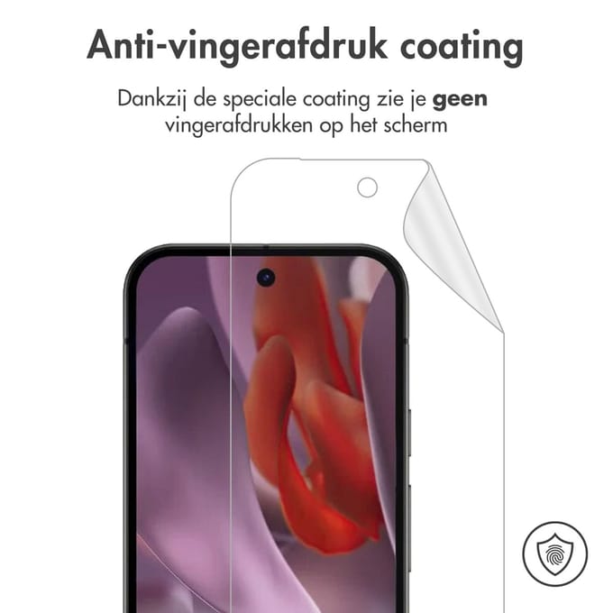 imoshion Screen Protector - Geschikt voor Google Pixel 9a - Screenprotector Folie 3 Pack