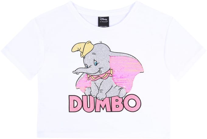 Wit T-shirt, topje Dumbo DISNEY 12-13 jaar 158 cm