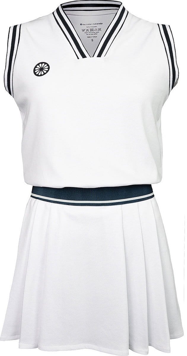 Indian Maharadja Pique 2 Piece Dress Dames - Wit | Maat: 2XL