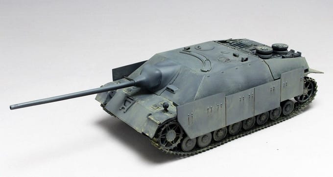 Platz/Italeri 1/35 World of Tanks Duitse Leger Jagdpanzer IV Lang Plastic Model WOT39510 gray