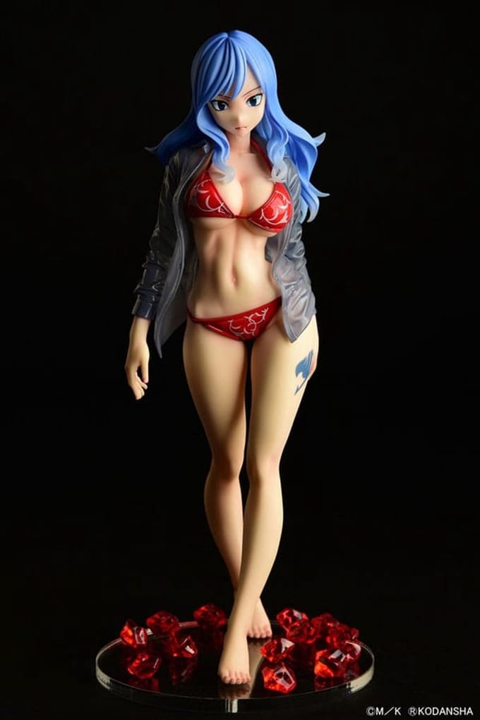 Fairy Tail Statue 1/6 Jubia Lokser Gravure_Stylesee-through wet shirt Red Bikini!! 25 cm