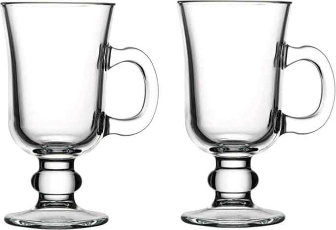 Pasabahce Luxe 'Irish coffee' glazen - 15 cm - 2 Stuks