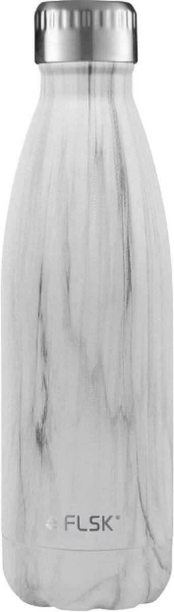 FLSK BOTTLE Thermos Drinkfles - Vaatwasmachinebestendig - 750 ml - Marmer