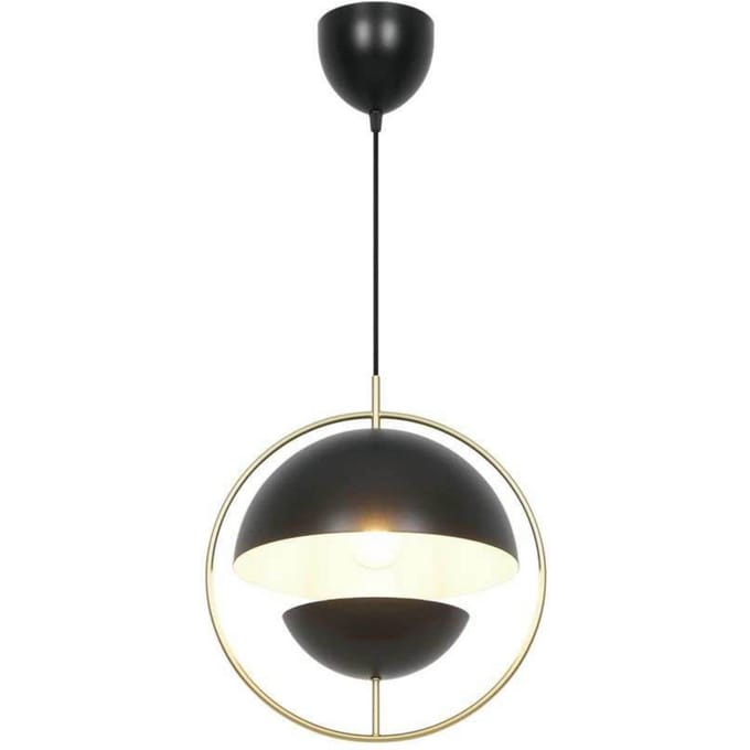 Nordlux Hanglamp Tavia, zwart, Ø 33 cm, metaal