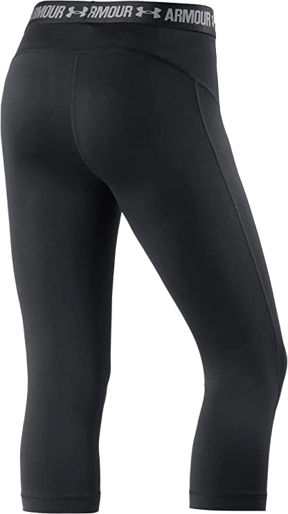 Under ArmourHeatgear Capri Legging Strak Zwart - Dames