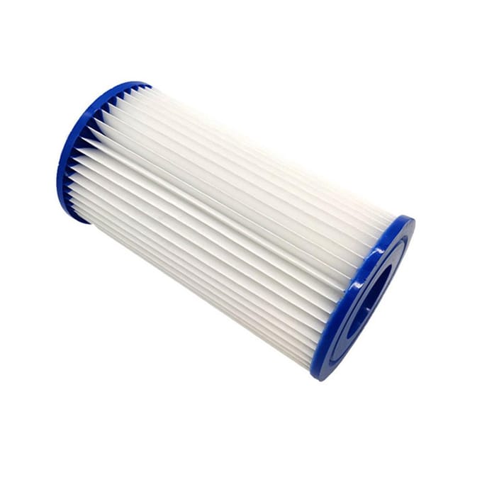 2 Pièces Cartouches de Rechange pour Filtre de Piscine pour Intex Easy Set Type A ou C blanc