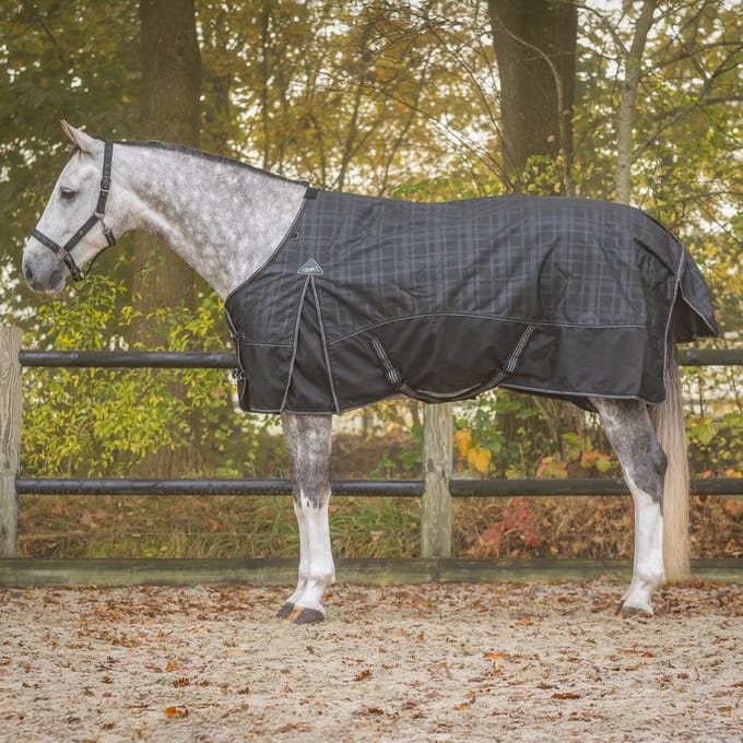 Regendeken de luxe 0 gram met fleecevoering 1200D Midnight