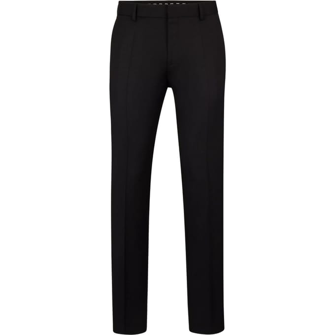 Boss Heren Virgin Wool Broek (Zwart)