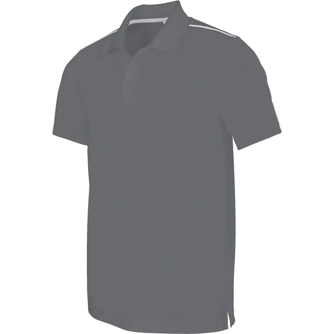 Herensportpolo 'Proact' met korte mouwen Sporty Grey - S