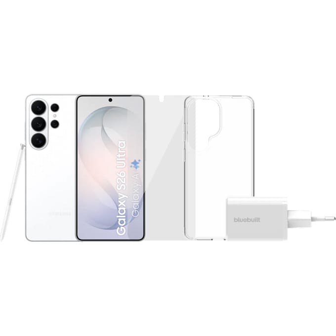 Samsung Galaxy S26 Ultra 512GB Wit 5G + Compleet Accessoirepakket