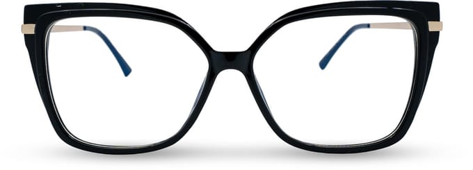 BL Cat Eye Thick Black - Blauw licht bril - Blue light glasses - Computer bril