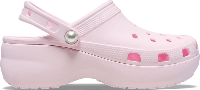 Crocs - Classic Platform Pearl Clogs Pink Milk - Maat 42-43