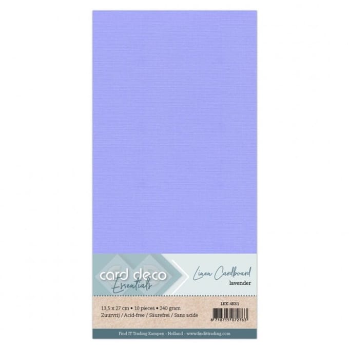 Linnenkarton - Viertkant - Lavender