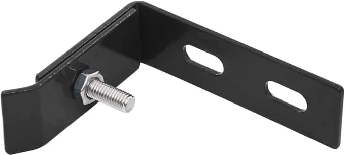 Wand Hoekverbinding voor Hekwerk - 10 Sets Antraciet