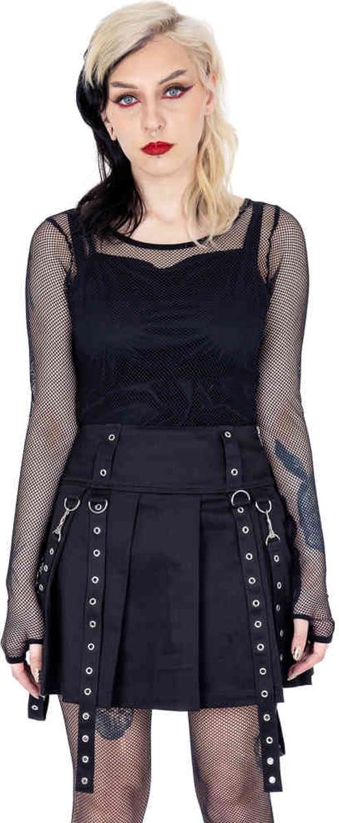 Heartless - Louella Korte rok - XL - Zwart