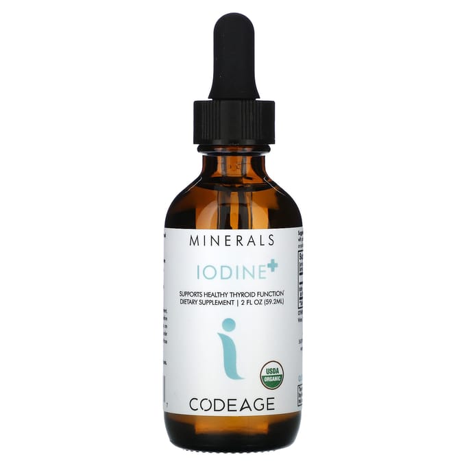 Codeage, Iodine+, 250 mcg, 2 fl oz (59,2 ml)