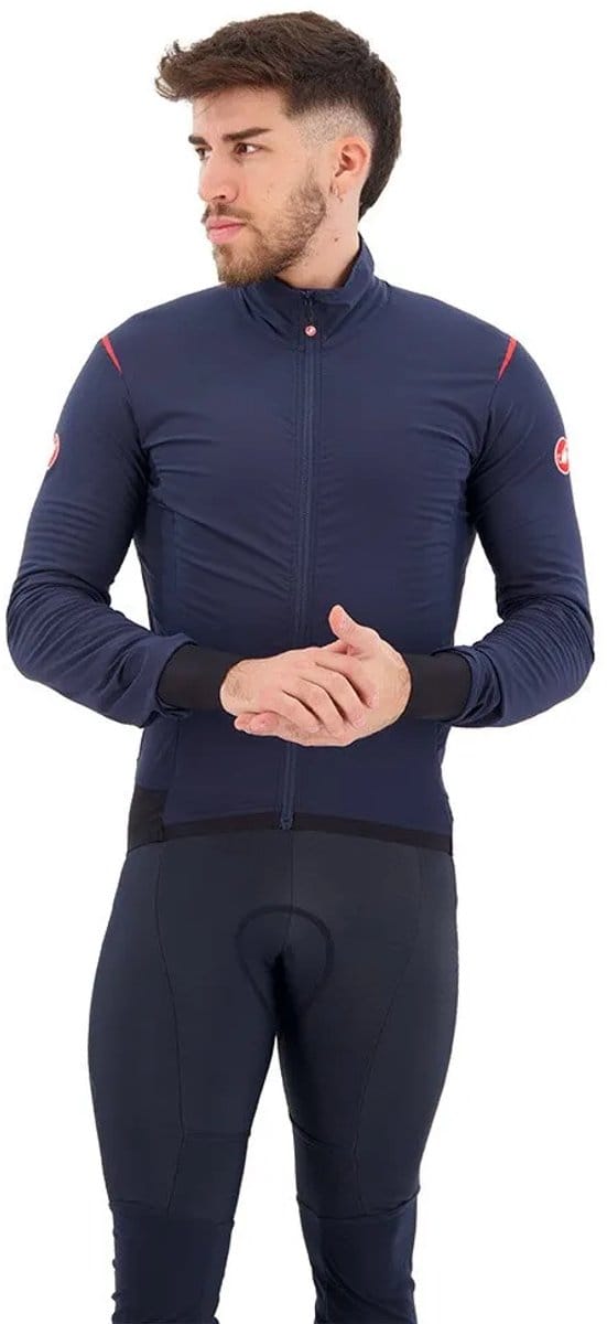 Castelli Alpha Flight Ros Jas Blauw 3XL Man