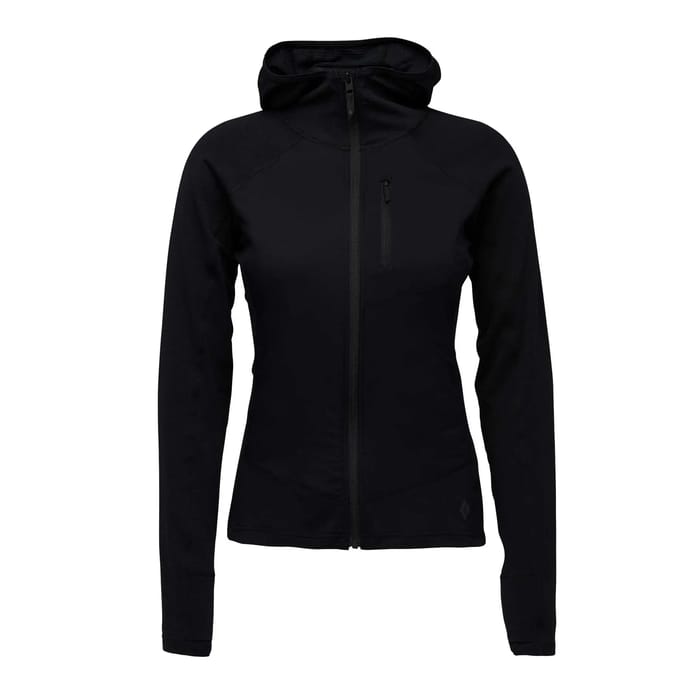 Dames Hoodie Black Diamond Coefficient LT Hybrid