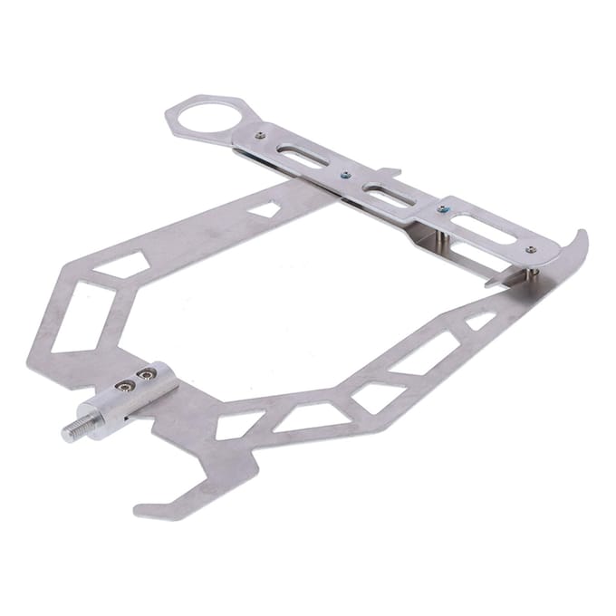 Gaffe télescopique en forme de U pour bateau, enfileur longue distance, accessoire d'amarrage pour bateaux et navires white