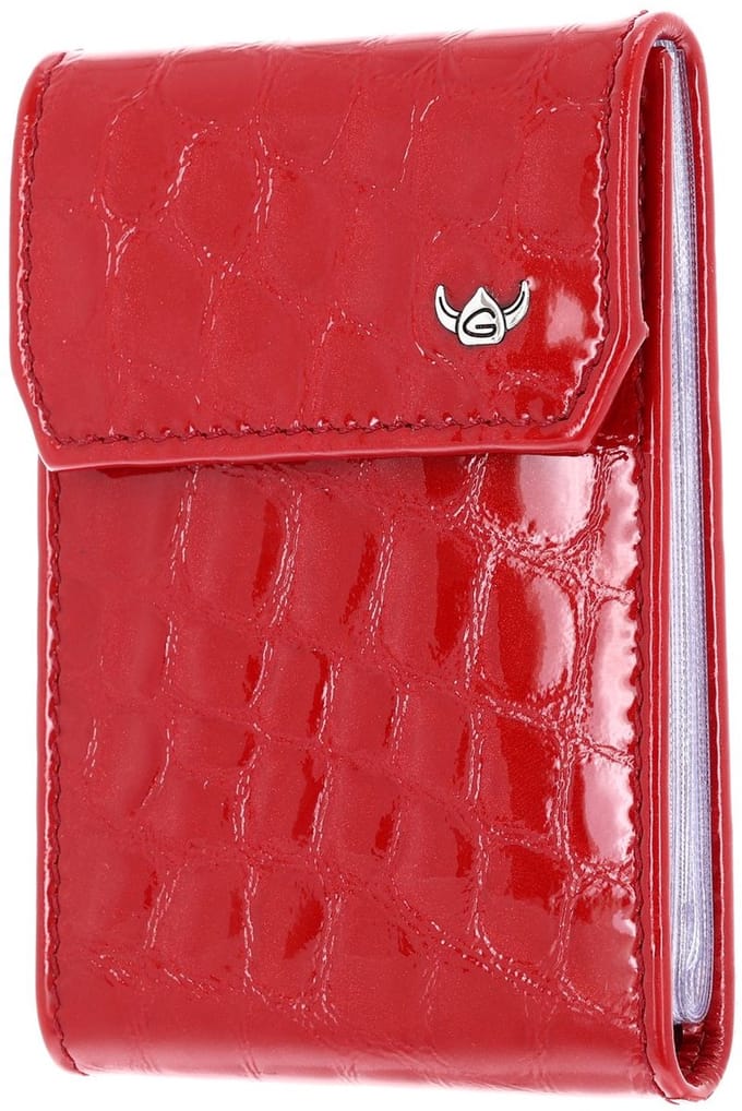 Golden Head Leren kaarthoes Cayenne RFID Protect Kartenetui 4425 Kirsche rood