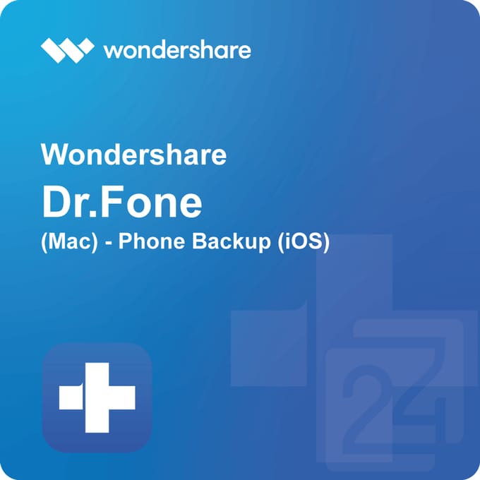 Wondershare Dr.Fone (Mac) - Phone Backup (iOS)
