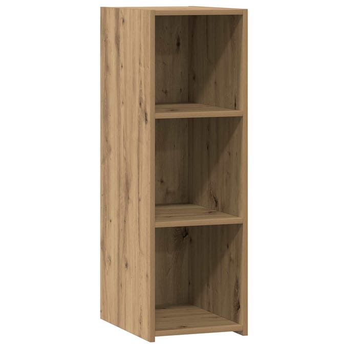 vidaXL - Dressoir - Artisanaal - eiken - 30 - x - 41 - x - 93 - cm - Bewerkt - hout