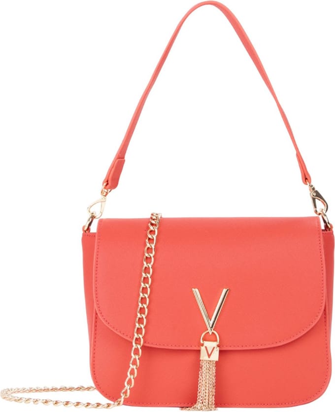VALENTINO Schoudertas Handtas Divina SA Lady Crossover Bag Corallo Koraalrood