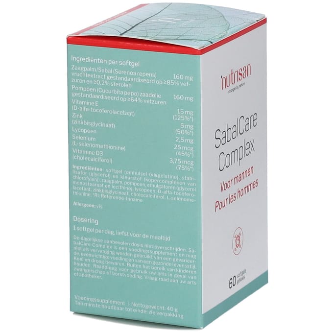 Nutrisan SabalCare complex 60 Softgels