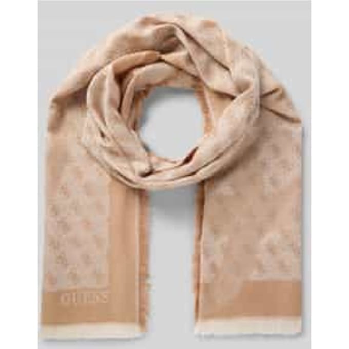 GUESS sjaal Erica Scarf 70X180 Latte Logo beige