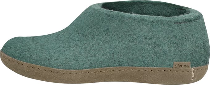 glerups Dames en Heren slippers Leren zool