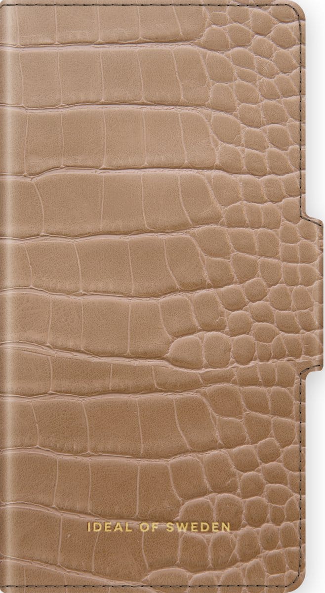 iDeal of Sweden Atelier Wallet iPhone 13 Mini Camel Croco