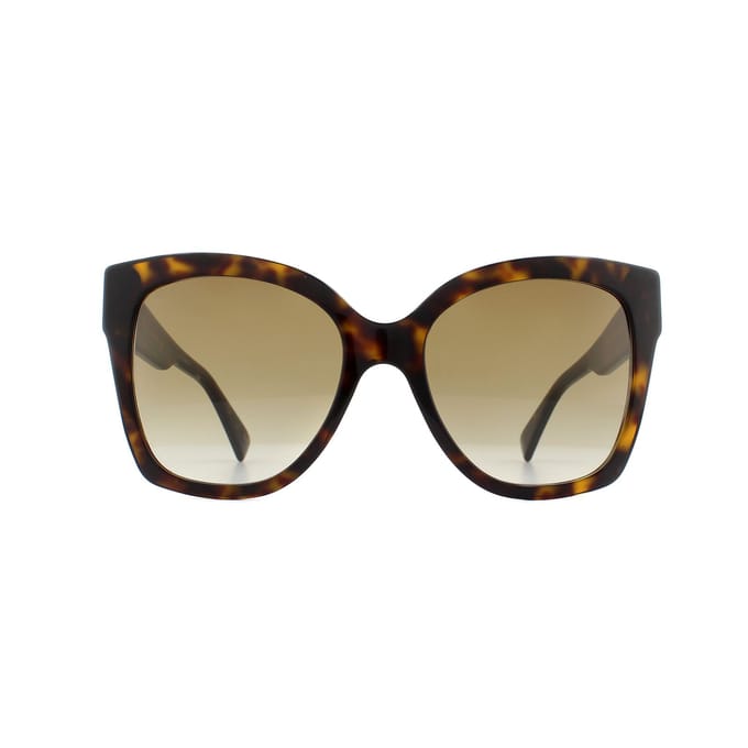 Gucci Zonnebril GG0459S 002 Havana Bruin Verloop
