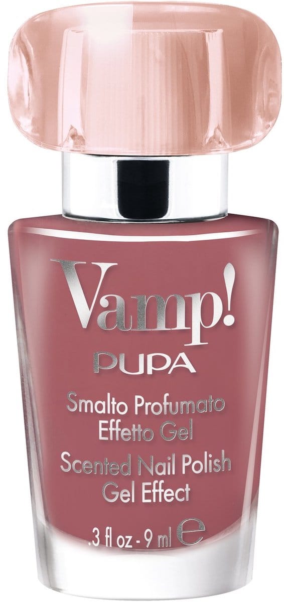 Pupa Milano Vamp! Scented Nail Polish Gel Effect 127-Shiny Leather 9ml