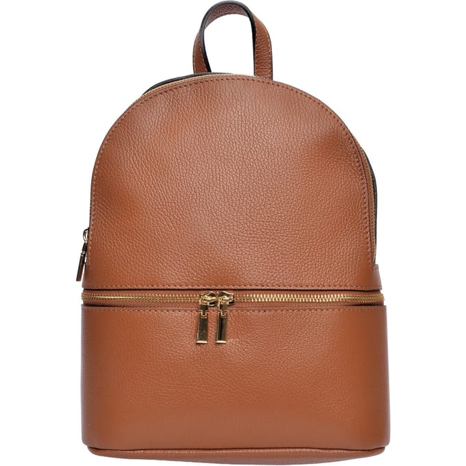 Isabella Rhea Brown Rundleer Tas