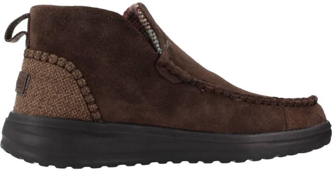 HEY DUDE DENNY SUEDE Bruin 38 EU