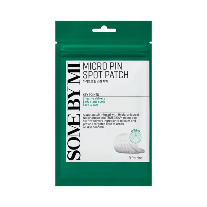 SOME BY MI, patch micro-aiguilles anti-boutons, 9 pièces