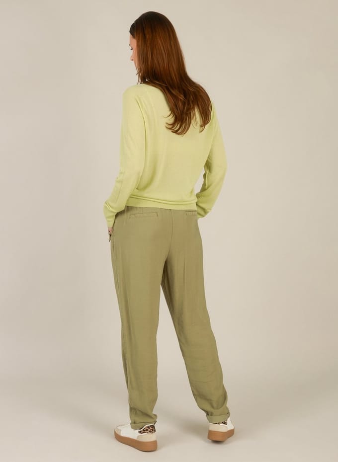 YEST Ilyana Bottoms - Olive - maat 38