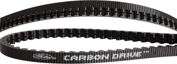 CDX riem Carbon Drive 128 tanden zwart