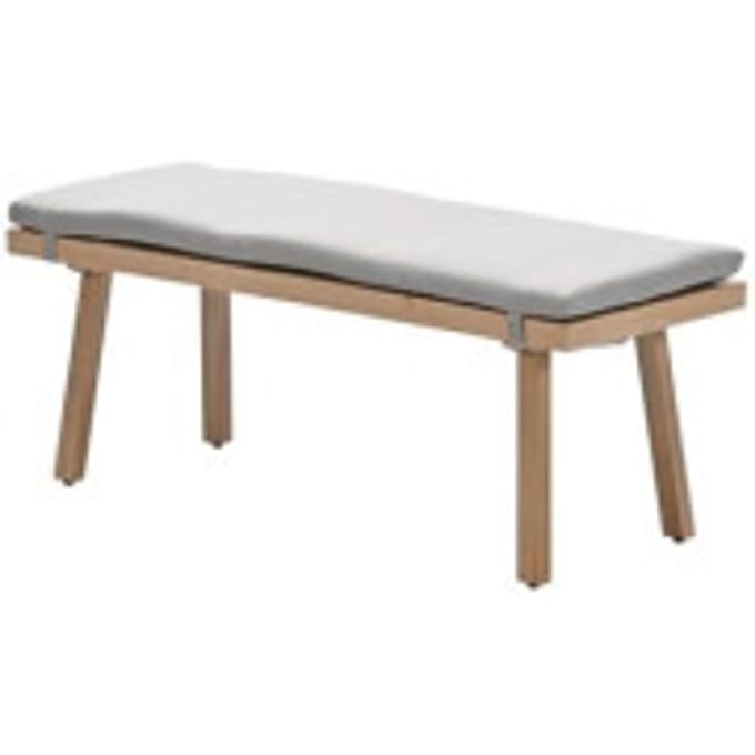 Garden Impressions Decala sportbank aluminium light teak look desert sand