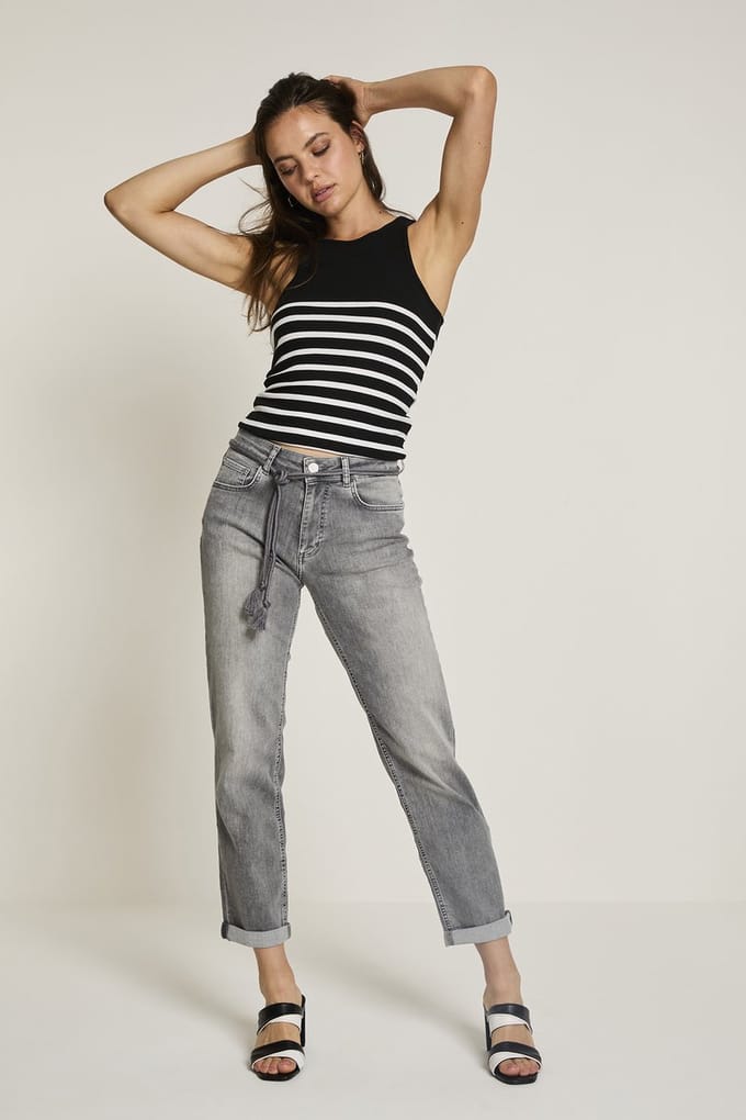 Para Mi - Jeans - Grijs - S (36)